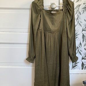 Womens square neck Loft dress
